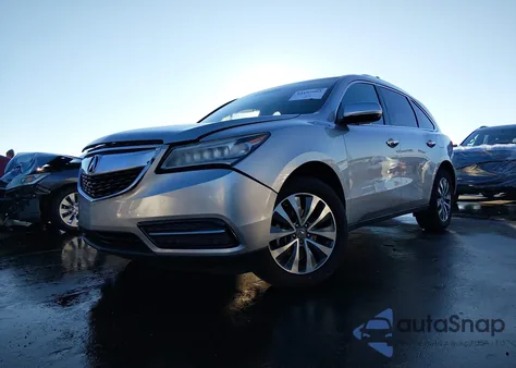 2015 Acura Mdx Technology Package z USA, uszkodzony, nr VIN 5FRYD3H46FB005972